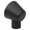 Lampa punktowa ścienna IP44 GU10 czarna