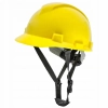Kask ochronny dla budowlańców, drwali, elektryków Blue Wear żółty BHP