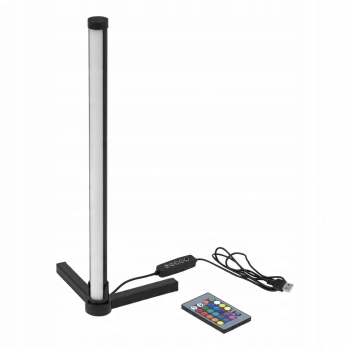 Lampa podłogowa narożna RGB z pilotem sterowania