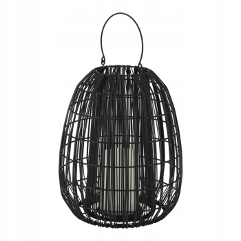 Latarnia słoneczna 40xØ33 cm techno rattan