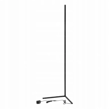 LAMPA PODŁOGOWA NAROŻNA LED RGB 1100lm 3000K 18W 146xØ2,4cm EFEKTY ŚWIETLNE