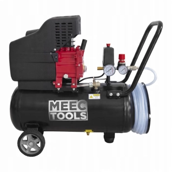 Kompresor 24 l 1500 W - 200 l/min, 8 bar, 93 dB bęben na wąż 2 manometry