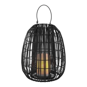 Latarnia słoneczna 40xØ33 cm techno rattan
