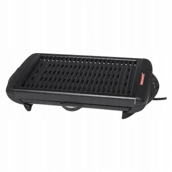 Tradycyjny grill elektryczny stołowy czarny 1400 W
