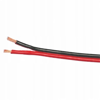 Przewód głośnikowy RKUB twin izolacja PVC płaski elastyczny 10m 2x1,5 mm