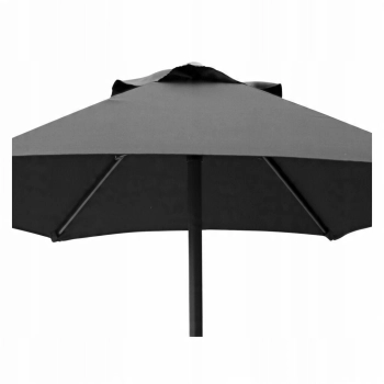 Parasol ogrodowy klasycznyczarny 200x215cm Ø200cm