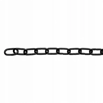 Łańcuch stalowy czarny 2 metry 16x9x2,5mm