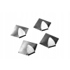 Wieszak samoprzylepny 4,5x5x3 cm płytki stal 3M . 3000 g