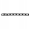 Łańcuch stalowy czarny 2 metry 16x9x2,5mm