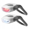 Lampka rowerowa LED przednia/tylna bateria