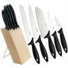 Blok z nożami Essential 6 elementów Fiskars