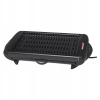 Tradycyjny grill elektryczny stołowy czarny 1400 W