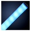 LAMPA PODŁOGOWA NAROŻNA LED RGB 1100lm 3000K 18W 146xØ2,4cm EFEKTY ŚWIETLNE