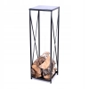 Metalowy Stojak na drewno opałowe 34x111x34 cm lakierowany proszkowo
