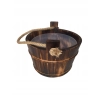 ZESTAW DO SAUNY WIADERKO DREWNIANE 3,6L + CHOCHLA
