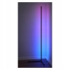 LAMPA PODŁOGOWA NAROŻNA LED RGB 1100lm 3000K 18W 146xØ2,4cm EFEKTY ŚWIETLNE