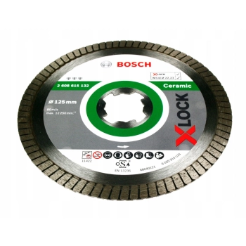 Bosch 125 mm tarcza diamentowa X-LOCK gres glazura klinkier