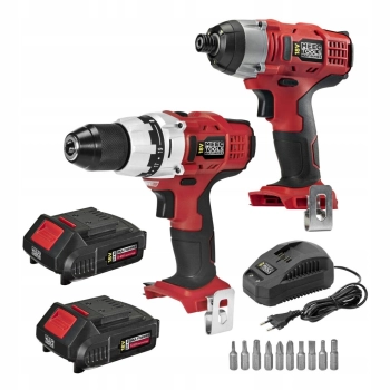 Zestaw wiertarko-wkrętarek Multiseries Meec Tools