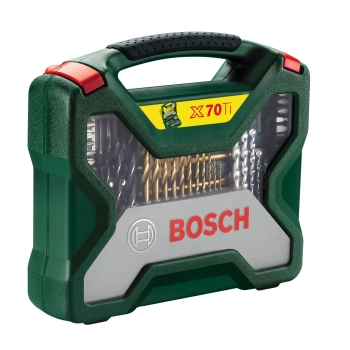 ZESTAW WIERTEŁ KOŃCÓWEK X-LINE TITAN 70 ELEMENTÓW