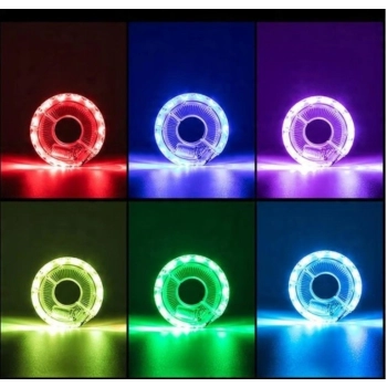 Lampka rowerowa latarka LED przednia 2w1