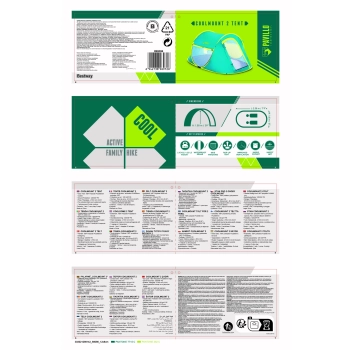 Namiot Bestway COOL MOUNT 2 - 235 x 145 x 100 cm 2 osoby