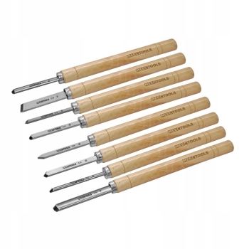Noże tokarskie do drewna 8szt zestaw 410mm