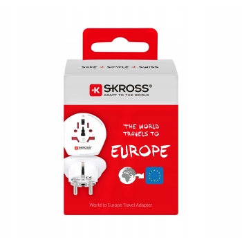 Przejściówka adapter gniazdka elektrycznego europe