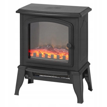 Dekoracyjny kominek grzewczy 1000/2000 W 37x46x24 cm z termowentylatorem