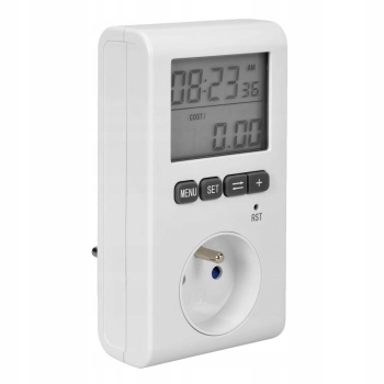 MIERNIK ZUŻYCIA ENERGII MIERZY OBLICZA LCD PAMIĘĆ