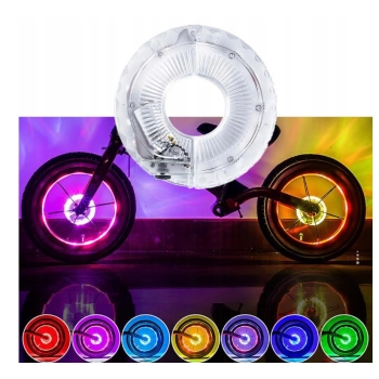 Lampka rowerowa latarka LED przednia 2w1