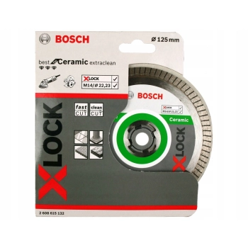 Bosch 125 mm tarcza diamentowa X-LOCK gres glazura klinkier